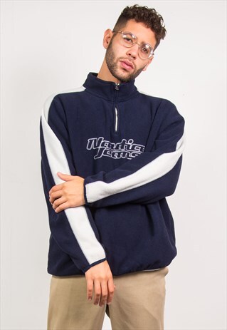 VINTAGE NAUTICA 1/4 ZIP FLEECE