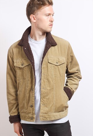 Vintage Fleece Lined Corduroy Jacket | 619 Vintage | ASOS Marketplace