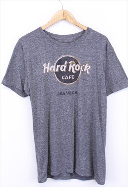 Vintage Hard Rock Cafe T Shirt Grey Short Sleeve With Logo 