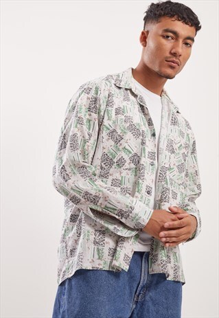 VINTAGE PATTERNED FESTIVAL LONG SLEEVE SHIRT
