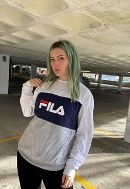 Vintage 90s Fila Embroidered Sweatshirt