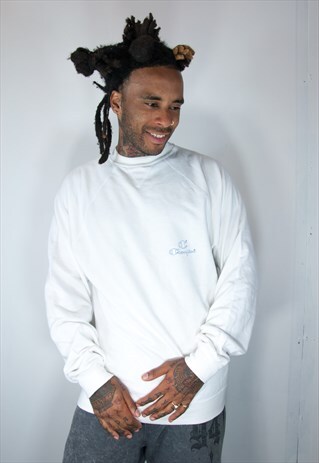 CHAMPION WHITE VINTAGE SWEATSHIRT