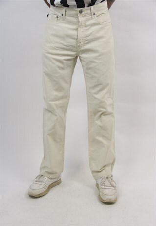VINTAGE TRUSSARDI CREAM JEANS