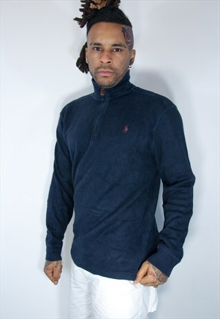 RALPH LAUREN 1/4 ZIP SWEATSHIRT