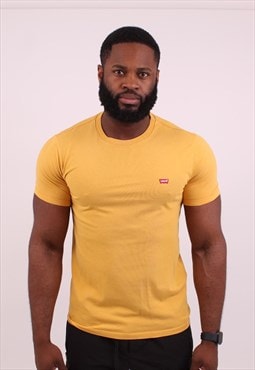 vintage levis yellow logo t shirt