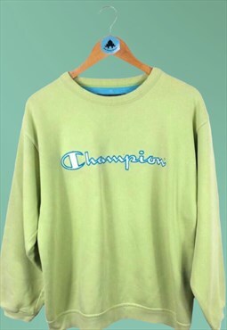 Green Sweatshirt Vintage Sweatshirt Champion Sweatshirt S
