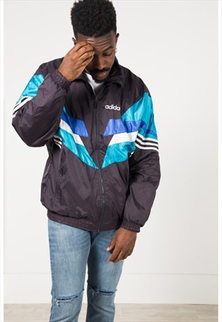 VINTAGE 80S ADIDAS SHELL SPORT JACKET / S1263