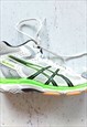 Asics Gel Beyond Trainers, Size 37.5, Green Grey White