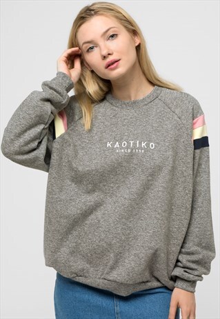 SWEATSHIRT "OLSEN" BLACK TWISTER