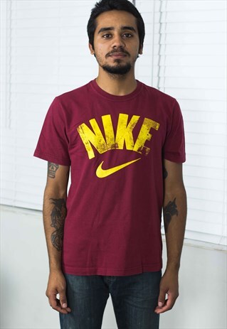 VINTAGE NIKE T-SHIRT LOGO 90S M 6.3