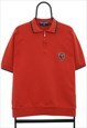 Vintage Polo Ralph Lauren Red Short Sleeve Sweatshirt Mens