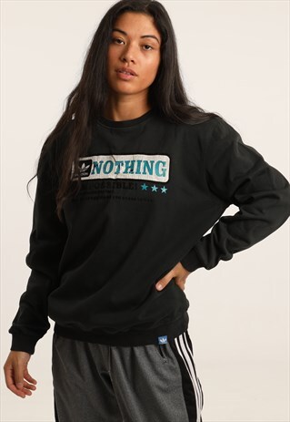 VINTAGE ADIDAS PRINTED SWEATSHIRT