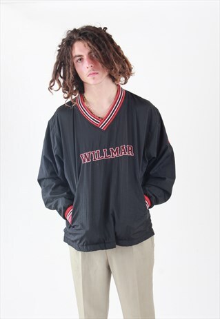 VINTAGE CHAMPION PULL-OVER WINDBREAKER JACKET