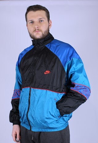 90S VINTAGE NIKE MULTICOLOR TRACKSUIT TOP RARE