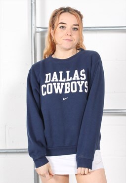 Vintage Nike NFL Dallas Cowboys Sweatshirt in Navy Large