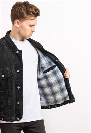 VINTAGE BLANKET LINED DENIM JACKET