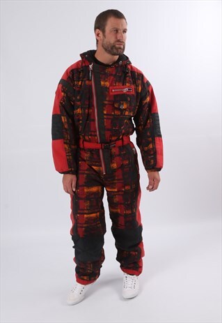 VINTAGE PRARIE FULL SKI SUIT SNOW M/L 42" (EAU)