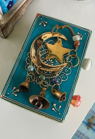 FAIRTRADE RECYCLED BRASS MOON & STAR CHIME