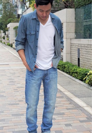LIGHT WASH - CASUAL BEN SLIM CUT JEANS