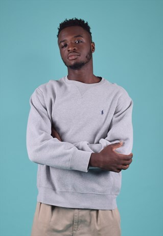 VINTAGE RALPH LAUREN GREY SWEATSHIRT