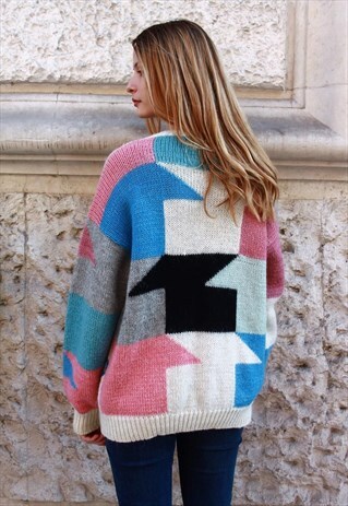 VINTAGE KNITWEAR JUMPER '90 COD. 1-213