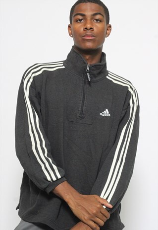 VINTAGE ADIDAS 1/4 ZIP SWEATSHIRT