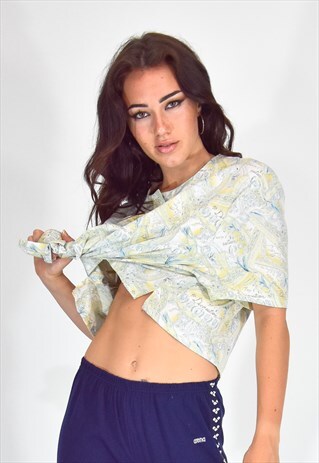 VINTAGE MULTICOLOR SHIRT WOMAN COOL STYLE