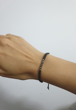 SILVER BEADED BRACELET - FRIENDSHIP GIFT