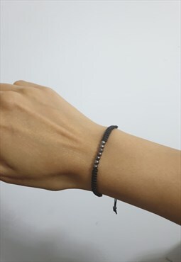 Silver Beaded Bracelet - Friendship Gift