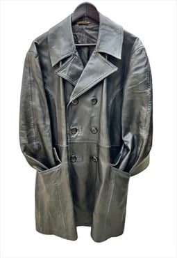 60s 70s Northen soul style leather coat 