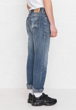 VINTAGE BLUE LEVI'S 615 02 FIT DENIM JEANS