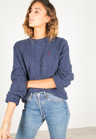 VINTAGE 80S POLO RALPH LAUREN JUMPER / R4214C402