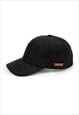 Black Cord Baseball Cap Corduroy Japanese Label Hat Men