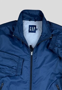 Gap Vintage Blue lightweight jacket Mesh lining Zip pocket