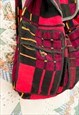 VINTAGE 90'S WOVEN BOHEMIAN HIPPIE BACKPACK - ONE SIZE
