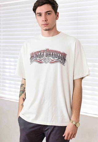 VINTAGE HARLEY DAVIDSON T-SHIRT LOGO 90S XL 9.5