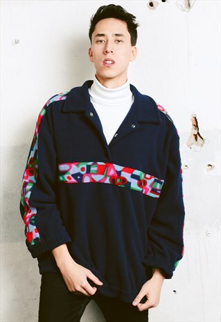 VINTAGE 90S OVERSIZED FLEECE SWEATER