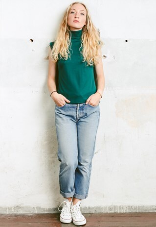 VINTAGE 80S TURTLENECK TOP