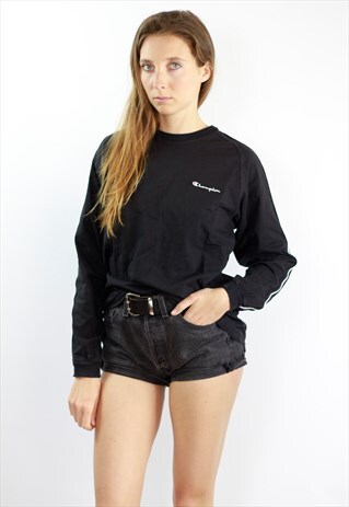 CHAMPION LONG SLEEVE BLACK LONGSLEEVE CHAMPION