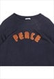 VINTAGE 90'S AMERICAN EAGLE SWEATSHIRT PEACE SPELLOUT