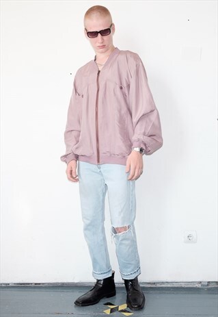 VINTAGE FESTIVAL SILK BOMBER