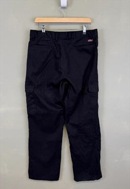 Vintage Dickies Skinny Straight Chino Trousers Black 34W