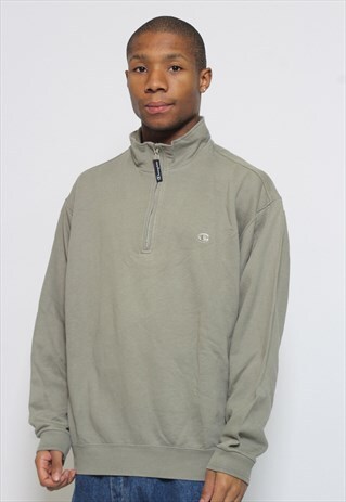 VINTAGE CHAMPION 1/4 ZIP SWEATSHIRT
