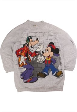 Vintage 90's Disney Sweatshirt Mickey and Goofy Back Print