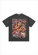 GREY SCOTTIE PIPPEN GRAPHIC COTTON FANS T SHIRT TEE