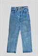 LEVIS RIBCAGE STRAIGHT ANKLE DENIM JEAN IN BLUE SIZE W30