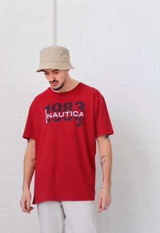 VINTAGE NAUTICA SPELLOUT T-SHIRT