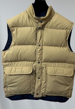 Vintage Quilted Gilet Puffer Vest Reversible