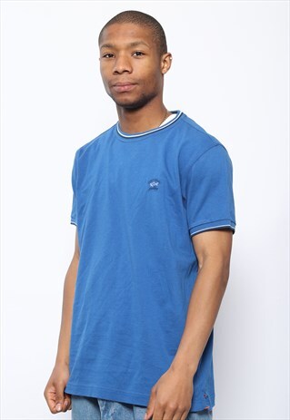 VINTAGE PAUL & SHARK T-SHIRT BLUE