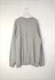 VINTAGE CARHARTT SWEATSHIRT BASIC WORKWEAR IN GREY XL